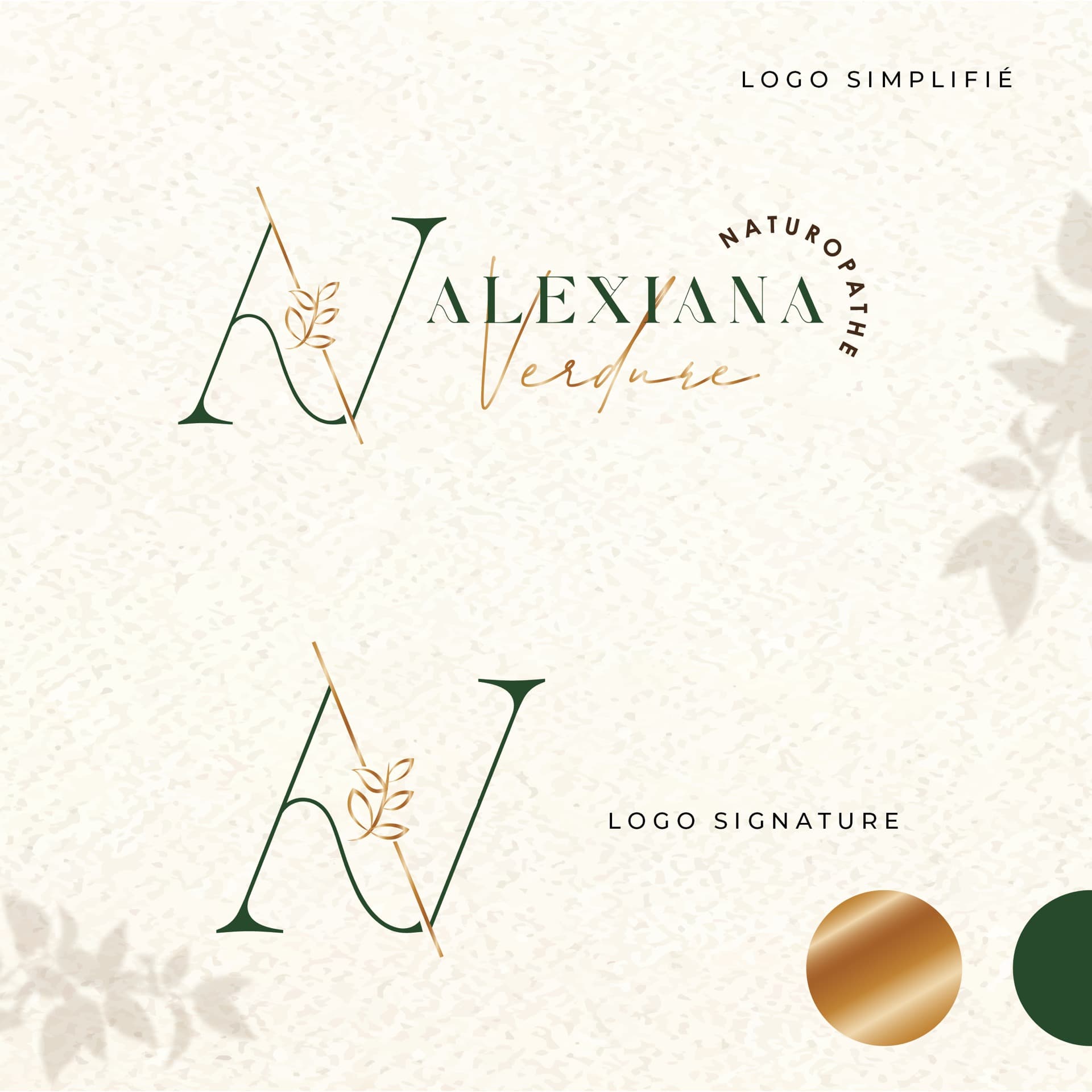 Logo simplifié et signature